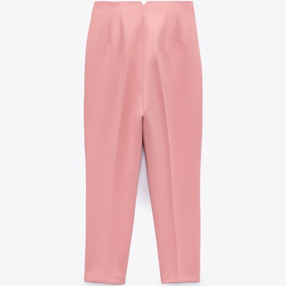 ZARA HIGH-WAISTED PANTS - Picture 6 of 9